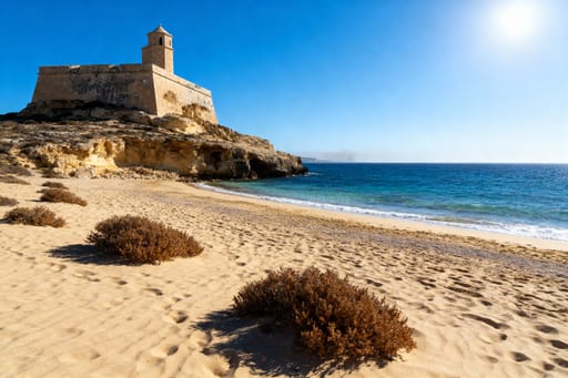 Historic Maltese Beach Watchtower