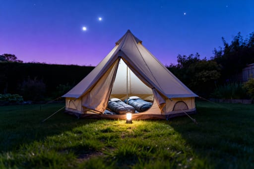 Backyard Tent Twilight Adventure