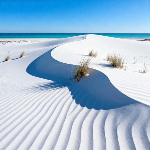 White Sand Dune Seascape