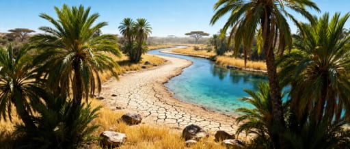 Savanna Oasis Riverbed Convergence