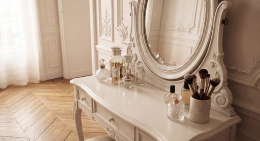 Parisian Vanity Corner Still Life