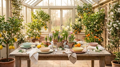 Luminous Conservatory Citrus Luncheon