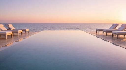 Luxury Resort Sunrise Infinity Pool