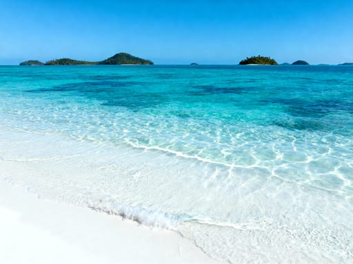 Translucent Bay with Shifting Sandbars