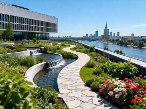 Warsaw University Library Rooftop Garden