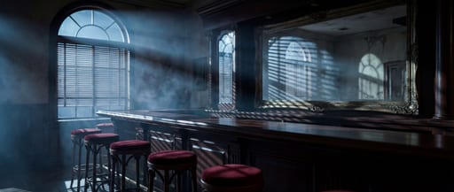Vintage Film Noir Bar