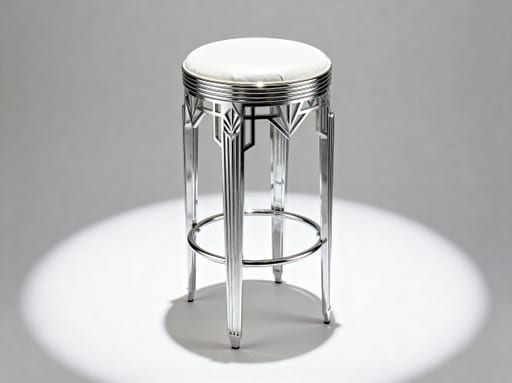 Spotlit Art Deco Bar Stool