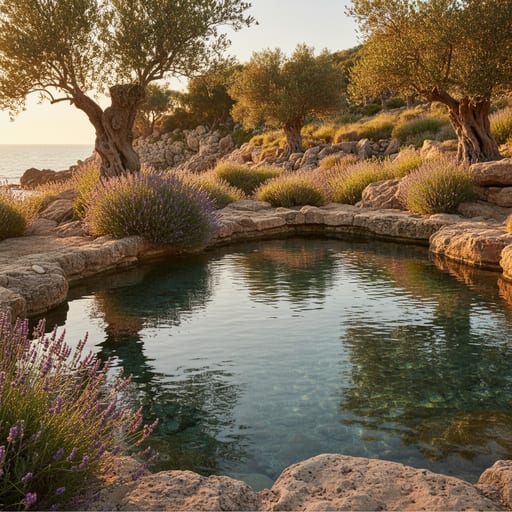 Natural Rock Pool Oasis