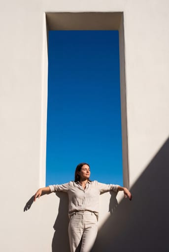 White Wall Blue Sky Opening