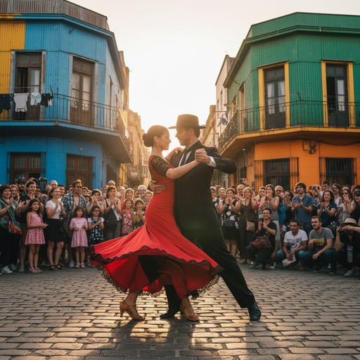 Buenos Aires Tango Street Scene