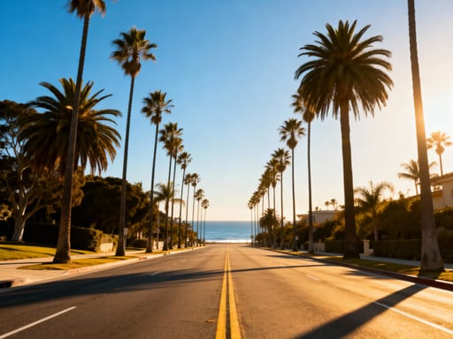 California Palm Tree Boulevard