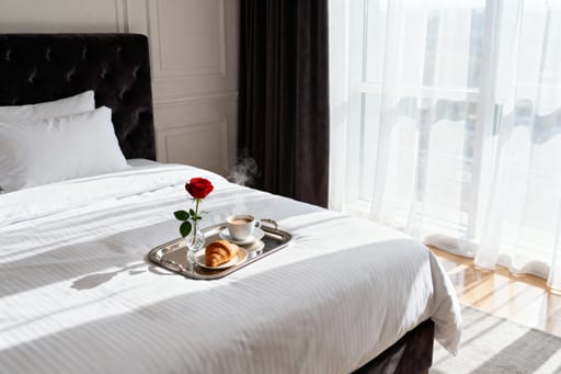 Serene Morning Bedroom Scene