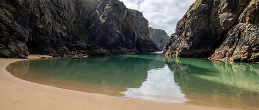 Secluded Emerald Cove Beach