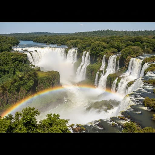 Iguazu Falls Panoramic View