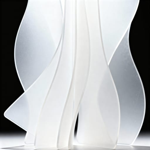Translucent Acrylic Abstract Shapes Layers