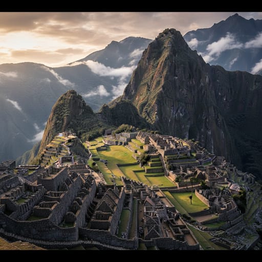 Ancient Incan Ruins Vista