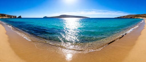 Bright Maltese Beach Panorama