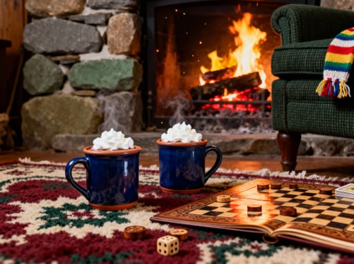 Cozy Fireplace Hot Chocolate Game