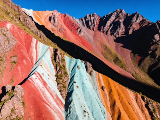 Peruvian Andes Mineral Mountainscape
