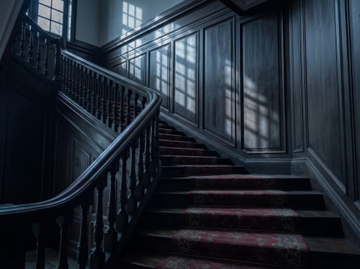 Grand Staircase with Moonlight Shadow
