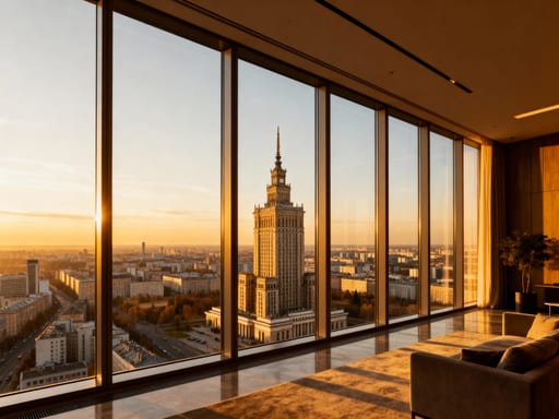 Warsaw Skyscraper City Panorama