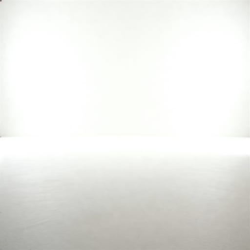 Pure Monochromatic Off-White Space