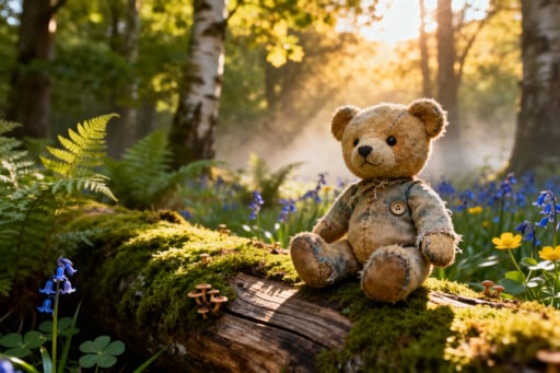 Sun-Dappled Forest Clearing Nook