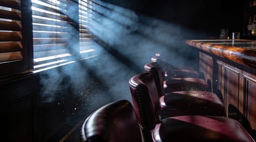 Smoky Room Volumetric Light Shafts
