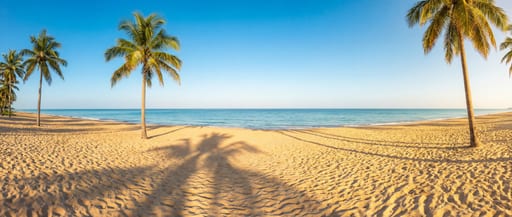 Golden Beach Calm Turquoise Sea